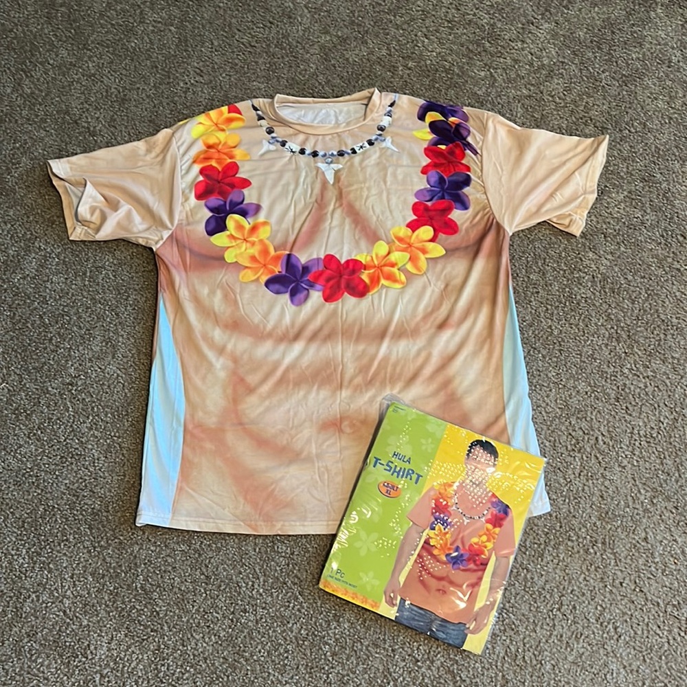 Hula T-shirt Costume NWT!